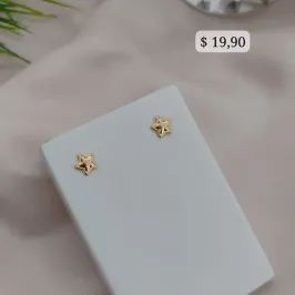 BRINCO ESTRELA CHAPINHA COM BORDA BRINCO ESTRELA CHAPINHA COM BORDA