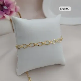 PULSEIRA COM ELOS DETALHADOS PULSEIRA COM ELOS DETALHADOS