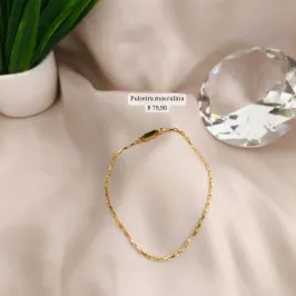 PULSEIRA MASCULINA ELO CARTIER QUADRADO CURTO PULSEIRA MASCULINA ELO CARTIER QUADRADO CURTO