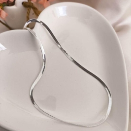 CHOKER FITA 3MM B. A PRATA 925 CHOKER FITA 3MM B. A PRATA 925