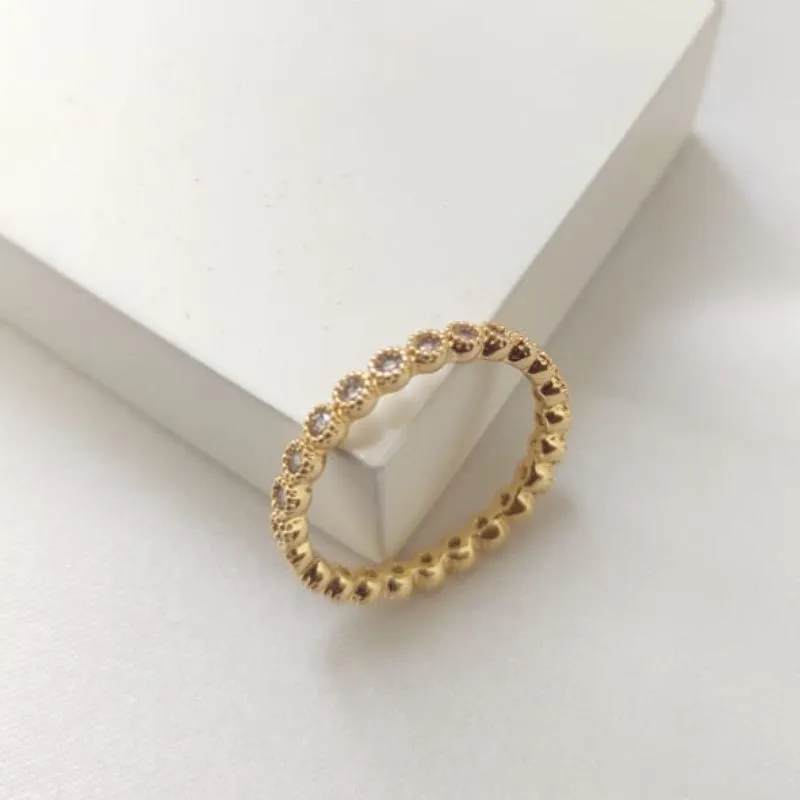 ANEL TODO EM CIRCULO COM ZIRCONIA