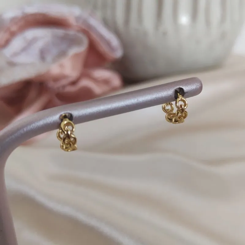 ARGOLA DE CIRCULO LISOS VAZADOS