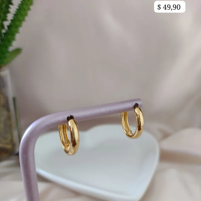 BRINCO ARGOLA BOLEADA 16MM