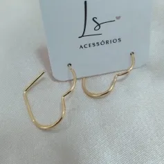 BRINCO ARGOLA CORAÇÃO ARREDONDADA FINO 16MM