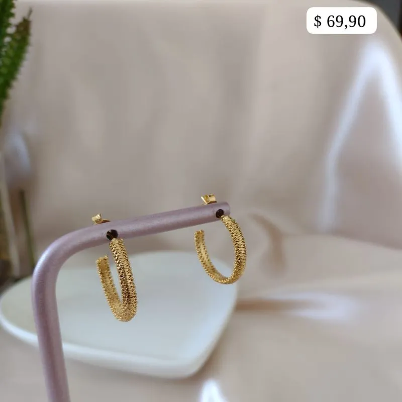 BRINCO ARGOLA FOSCA 21MM