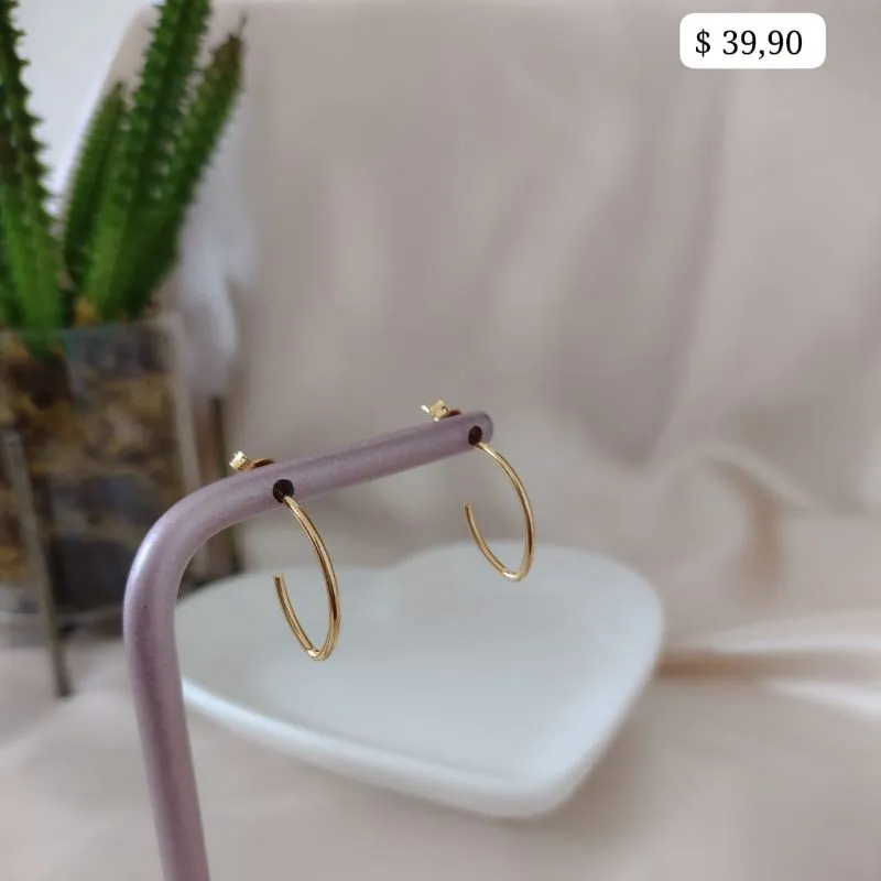 BRINCO ARGOLA OVAL LISA