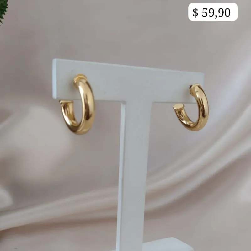 BRINCO ARGOLA TUDO LISA 18MM