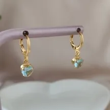 BRINCO ARTICULADOR CORAÇÃO VERDE CLARO BRINCO ARTICULADOR CORAÇÃO VERDE CLARO