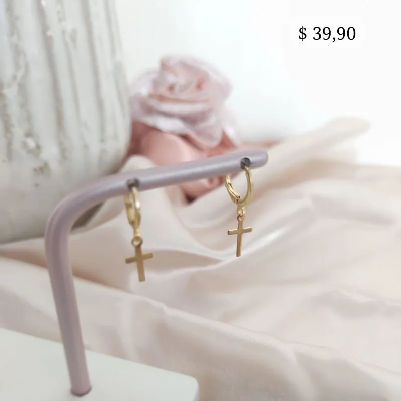 BRINCO ARTICULADOR CRUZ ACHATADA LISA 13MM BRINCO ARTICULADOR CRUZ ACHATADA LISA 13MM