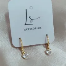 BRINCO ARTICULADOR PEDRA CORAÇÃO ZIRCONIA 5MM