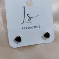 BRINCO CORAÇÃO PRETO