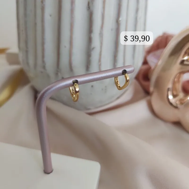 BRINCO DE ARGOLAS DE CORAÇÃO LISA G BRINCO DE ARGOLAS DE CORAÇÃO LISA G