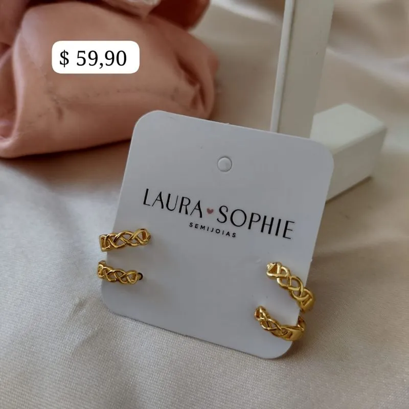 BRINCO DUPLA ARGOLINHA DE CORRENTE BRINCO DUPLA ARGOLINHA DE CORRENTE