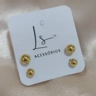 BRINCO DUPLO ESFERA