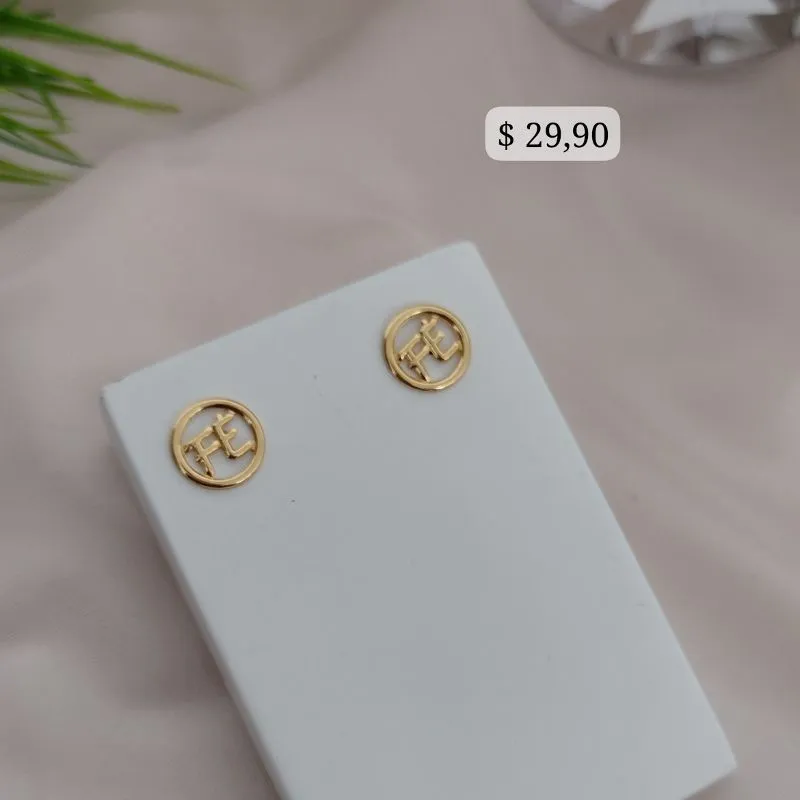 BRINCO FE REDONDO CHAPINHA VAZADO