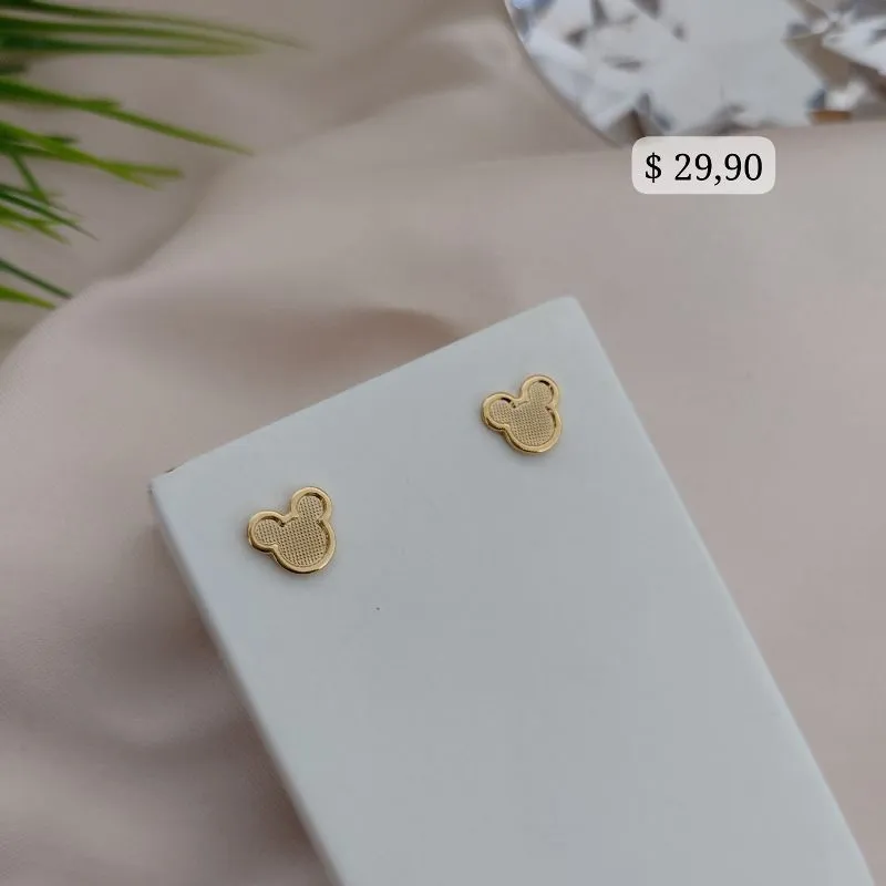 BRINCO MINNIE COM BORDA LISA E NO MEIO FOSCO