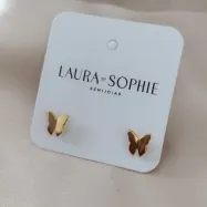 BRINCO PLACA BORBOLETA BRINCO PLACA BORBOLETA