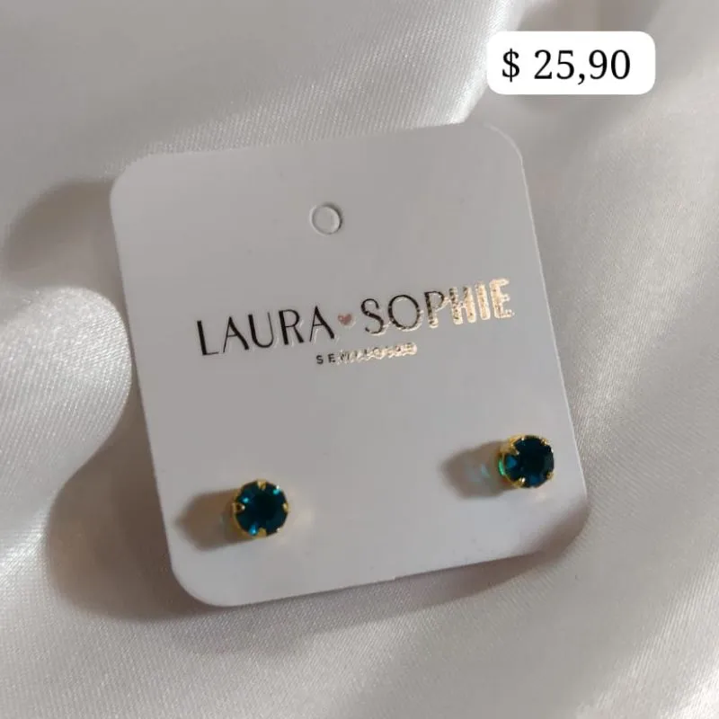 BRINCO PONTO DE LUZ COR ZIRCONIA BRINCO PONTO DE LUZ COR ZIRCONIA