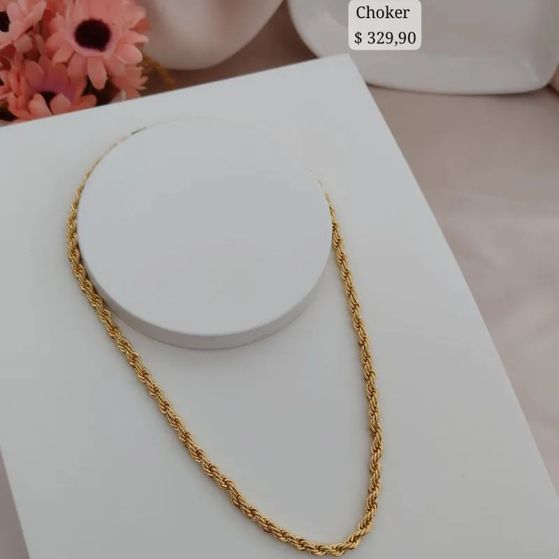 CHOKER CORDÃO BAIANO 4MM