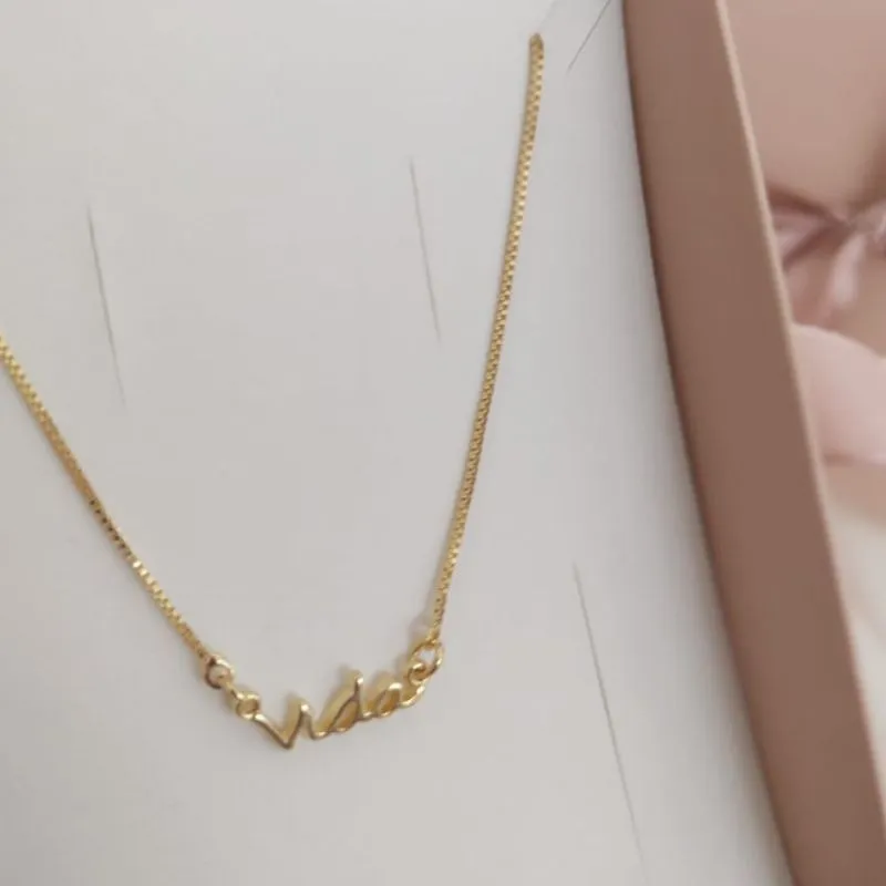 COLAR COM NOME VIDA COLAR COM NOME VIDA