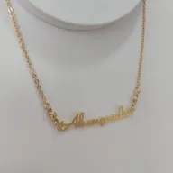 COLAR ELO PORTUGUES PINGENTE ABENÇOADA LISO COLAR ELO PORTUGUES PINGENTE ABENÇOADA LISO