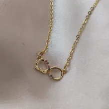 COLAR ELO PORTUGUES PINGENTE INFINITO CRAVEJADO ZIRCONIA COLORIDA E NOME AMOR COLAR ELO PORTUGUES PINGENTE INFINITO CRAVEJADO ZIRCONIA COLORIDA E NOME AMOR