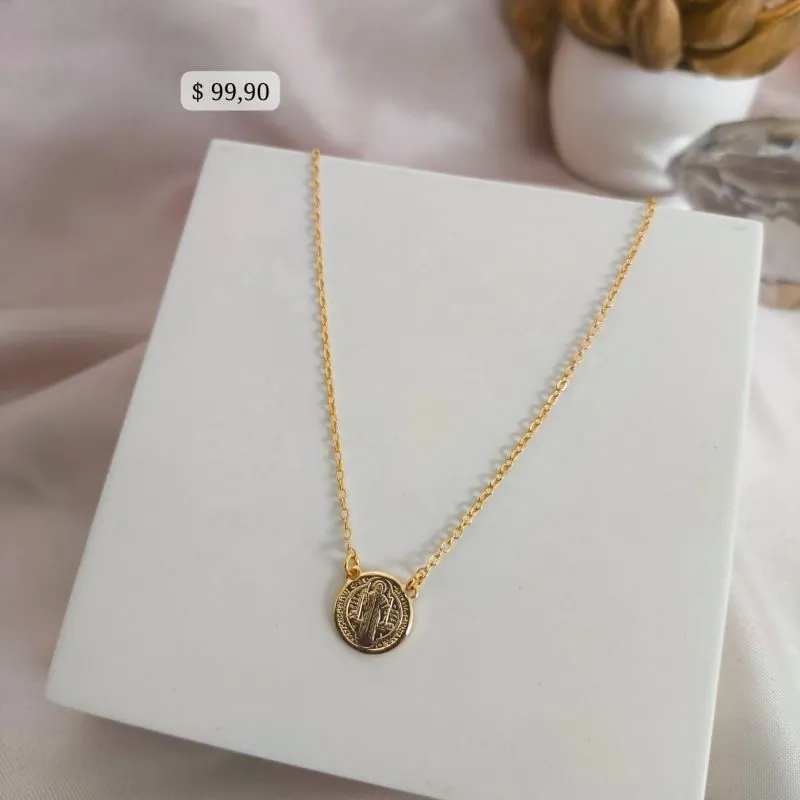 COLAR ELO PORTUGUES PINGENTE SÃO BENTO