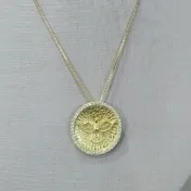 COLAR VENESIANA PINGENTE ESPIRITO SANTO CRAQUELADO ZIRCONIA AO REDOR COLAR VENESIANA PINGENTE ESPIRITO SANTO CRAQUELADO ZIRCONIA AO REDOR