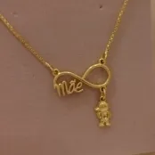 COLAR VENESIANA PINGENTE INFINITO MÃE COM FILHO COLAR VENESIANA PINGENTE INFINITO MÃE COM FILHO