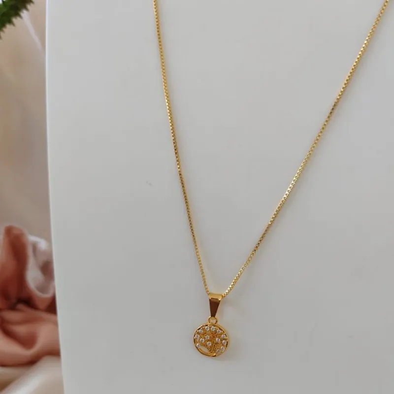 COLAR VENEZIANA PINGENTE ARVORE DA VIDA VAZADA CAVEJADA ZIRCONIA COLAR VENEZIANA PINGENTE ARVORE DA VIDA VAZADA CAVEJADA ZIRCONIA