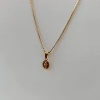 COLAR VENEZIANA PINGENTE OVAL DE NOSSA SENHORA