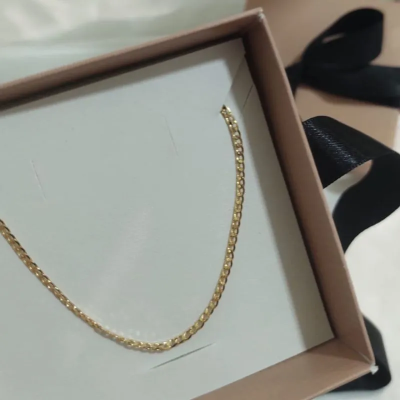 CORRENTE INFANTIL MASCULINA ELO GROUMET FECHO GAVETA