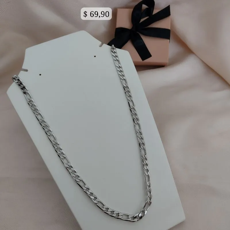 CORRENTE MASCULINA ELO 3 POR 1 EM AÇO