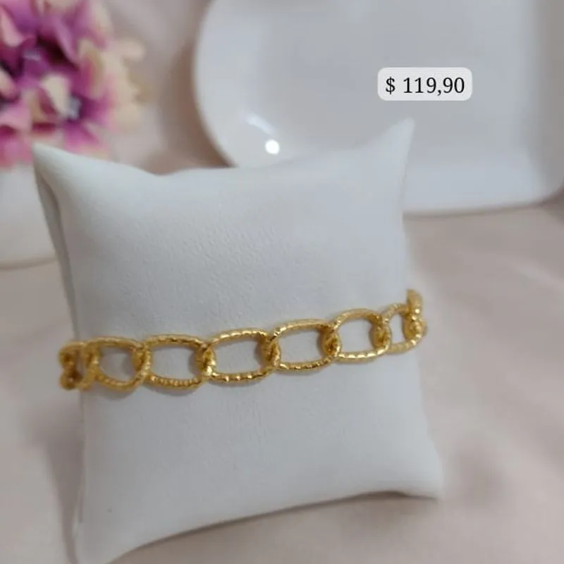 PULSEIRA ELO GROUMET LARGO FOSCO PULSEIRA ELO GROUMET LARGO FOSCO