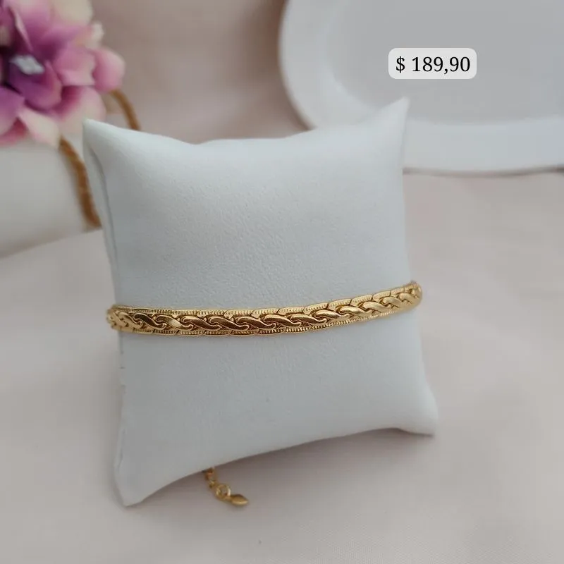 PULSEIRA TRAÇADA UNILATERAL COM BORDA NAS LATERIAS