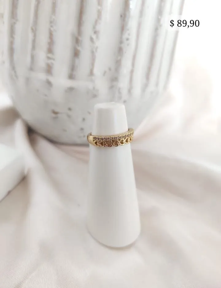 ANEL 2 EM 1 APARADOR E CORAÇÕES VAZADOS ANEL 2 EM 1 APARADOR E CORAÇÕES VAZADOS