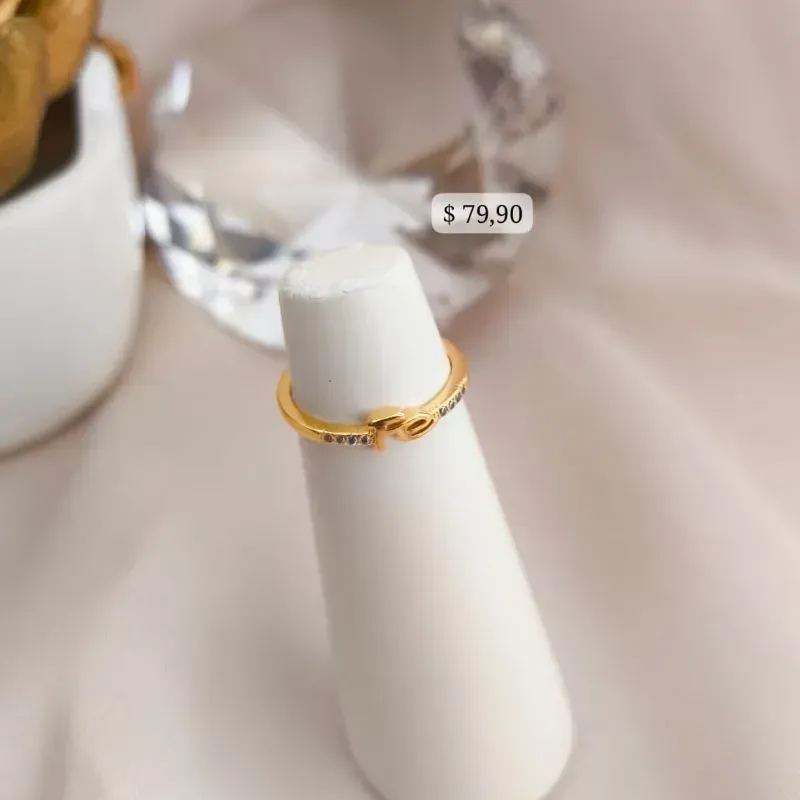 ANEL CRAVEJADO EM MICRO ZIRCONIA E NOME FÉ ANEL CRAVEJADO EM MICRO ZIRCONIA E NOME FÉ