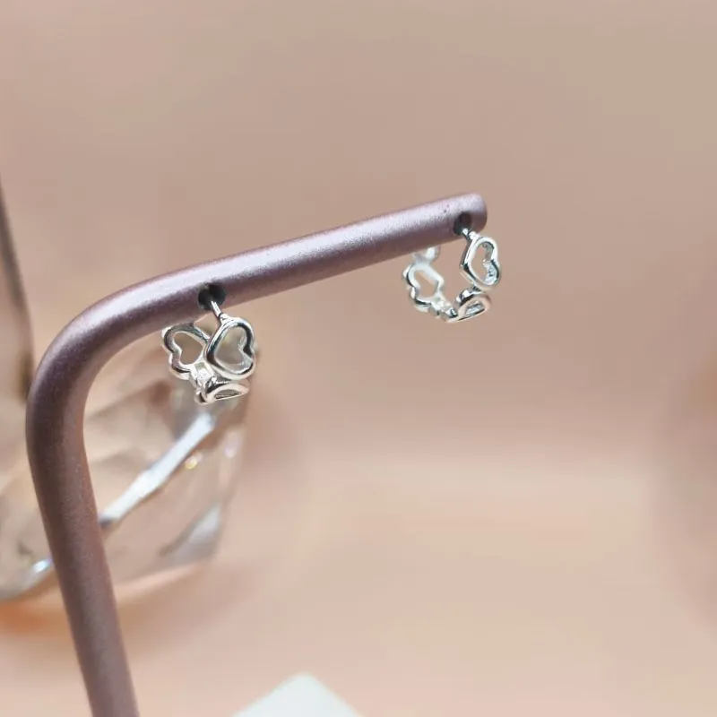 ARGOLA TODA EM CORAÇÕES VAZADOS ARGOLA TODA EM CORAÇÕES VAZADOS