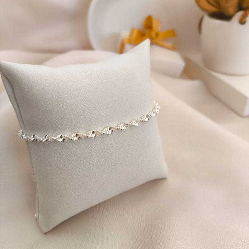 PULSEIRA SINGAPURA TORCIDA 4MM PULSEIRA SINGAPURA TORCIDA 4MM