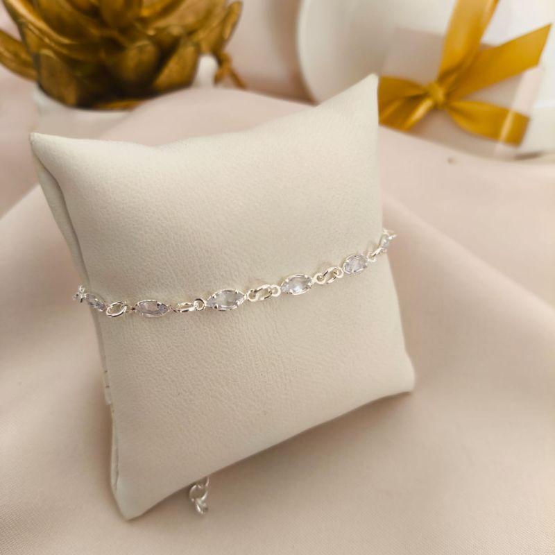 PULSEIRA TODA COM PEDRAS DE ZIRCONIA OVAIS PULSEIRA TODA COM PEDRAS DE ZIRCONIA OVAIS