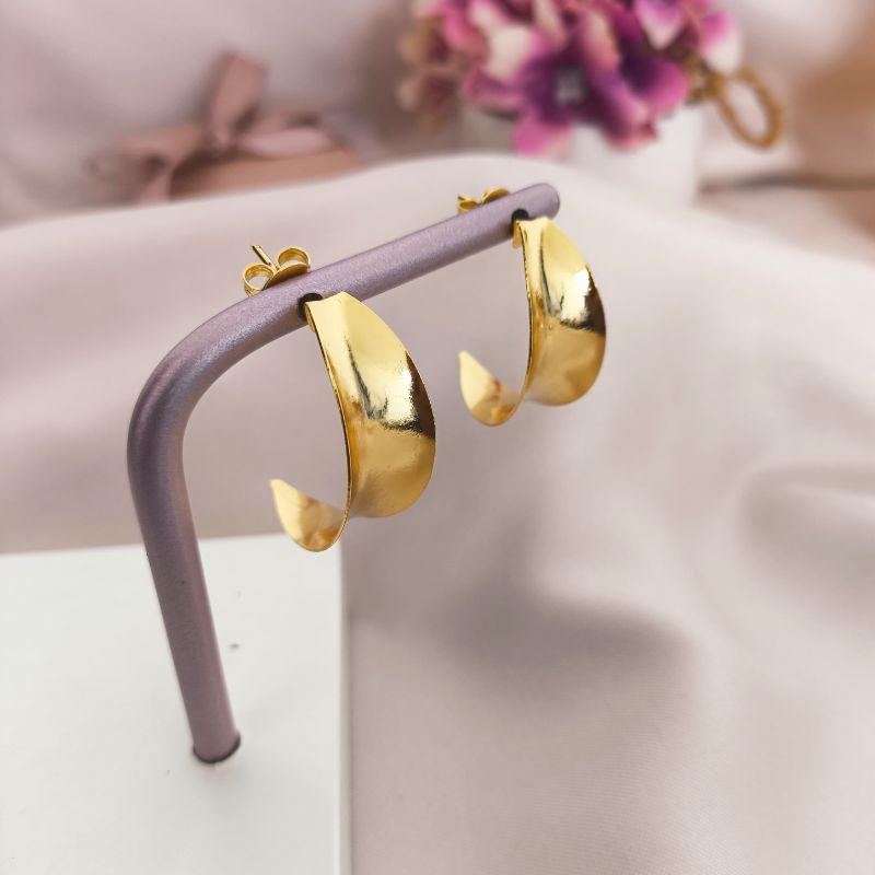 ARGOLA MEIA LUA CURVADA PARA DENTRO ARGOLA MEIA LUA CURVADA PARA DENTRO