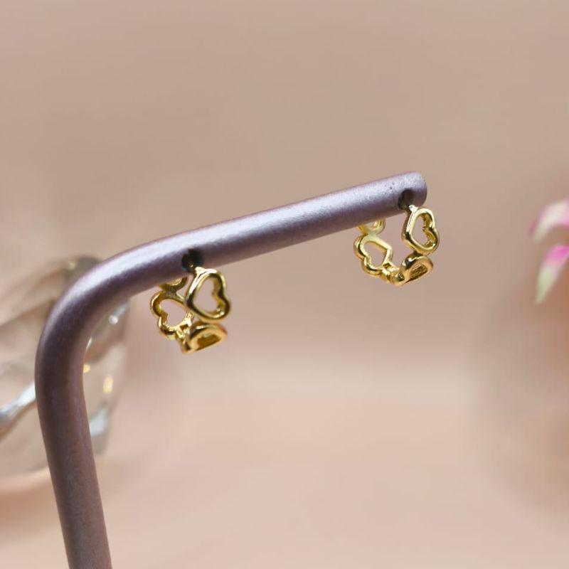 ARGOLA TODA EM CORAÇÕES VAZADOS