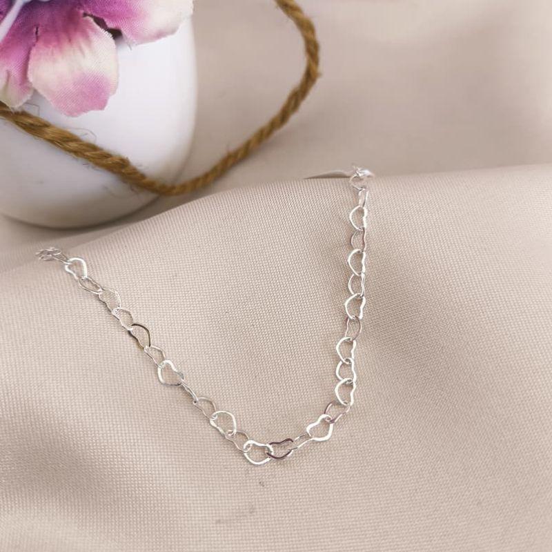 PULSEIRA COM CORAÇÕES ENTRELAÇADOS M PULSEIRA COM CORAÇÕES ENTRELAÇADOS M