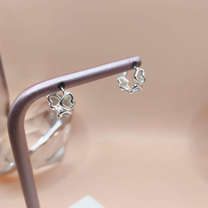 ARGOLA TODA EM CORAÇÕES VAZADOS