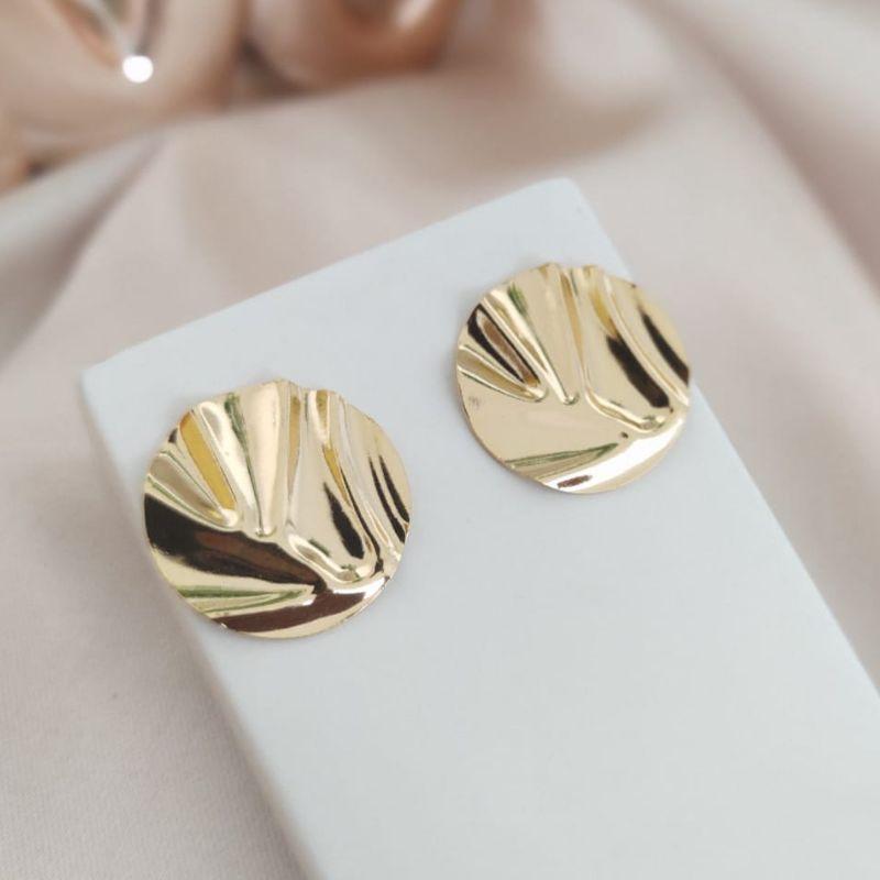 BRINCO ORGÂNICO PLACA REDONDA LISA 22MM