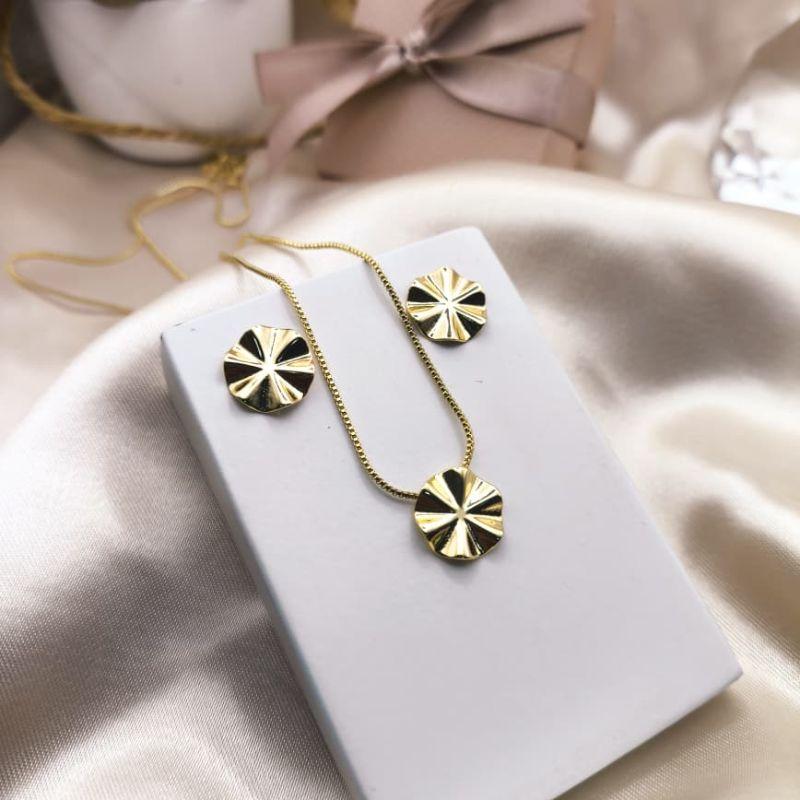 CONJUNTO ORGANICO REDONDO ONDULADO