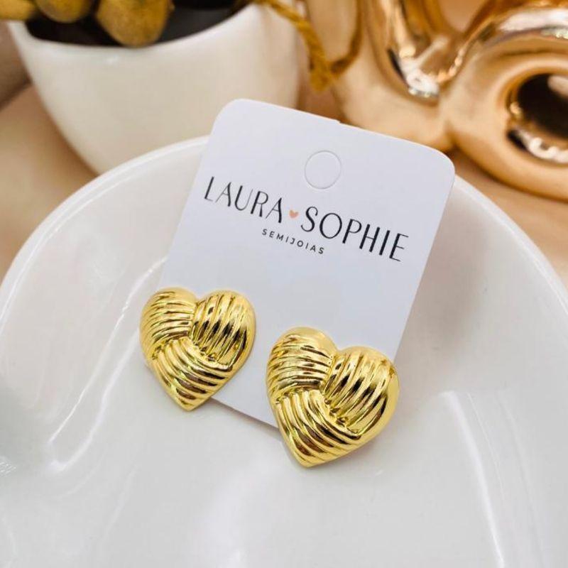 BRINCO CORAÇÃO LISTRADO EM 3 DIREÇÕES