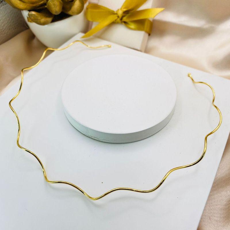 CHOKER ARO ONDULADO LISO