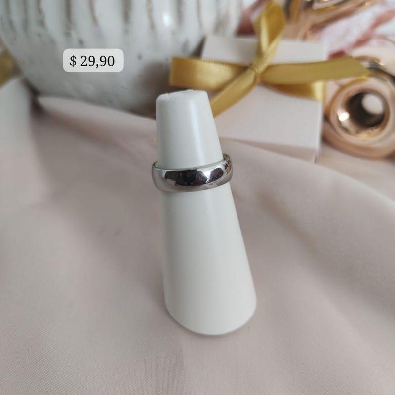 ALIANÇA TRADICIONAL BOLEADA EM AÇO 6MM