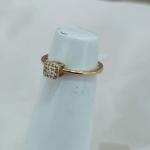 ANEL CHUVEIRINHO QUANDRADO 4MM